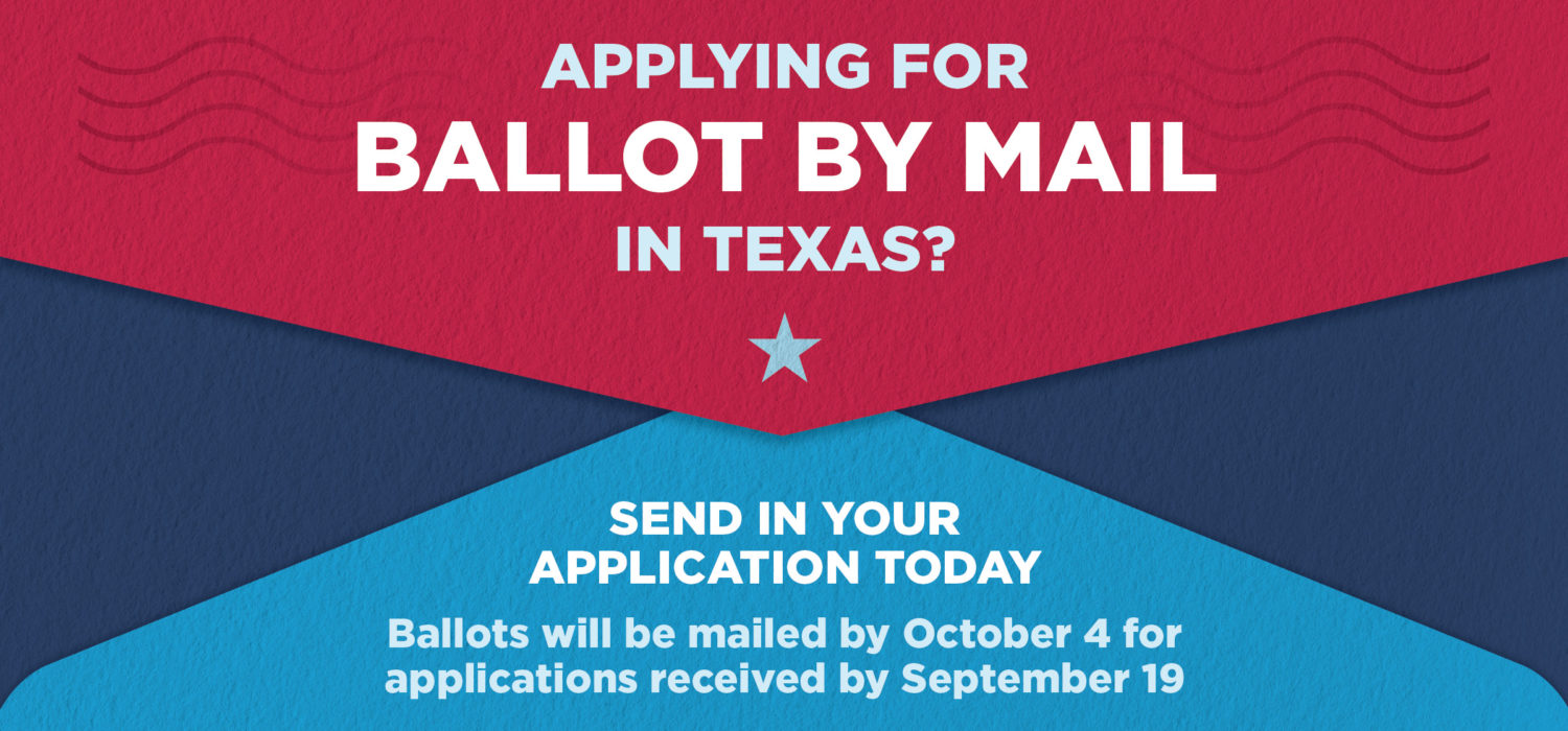 So, you're thinking about voting by mail?