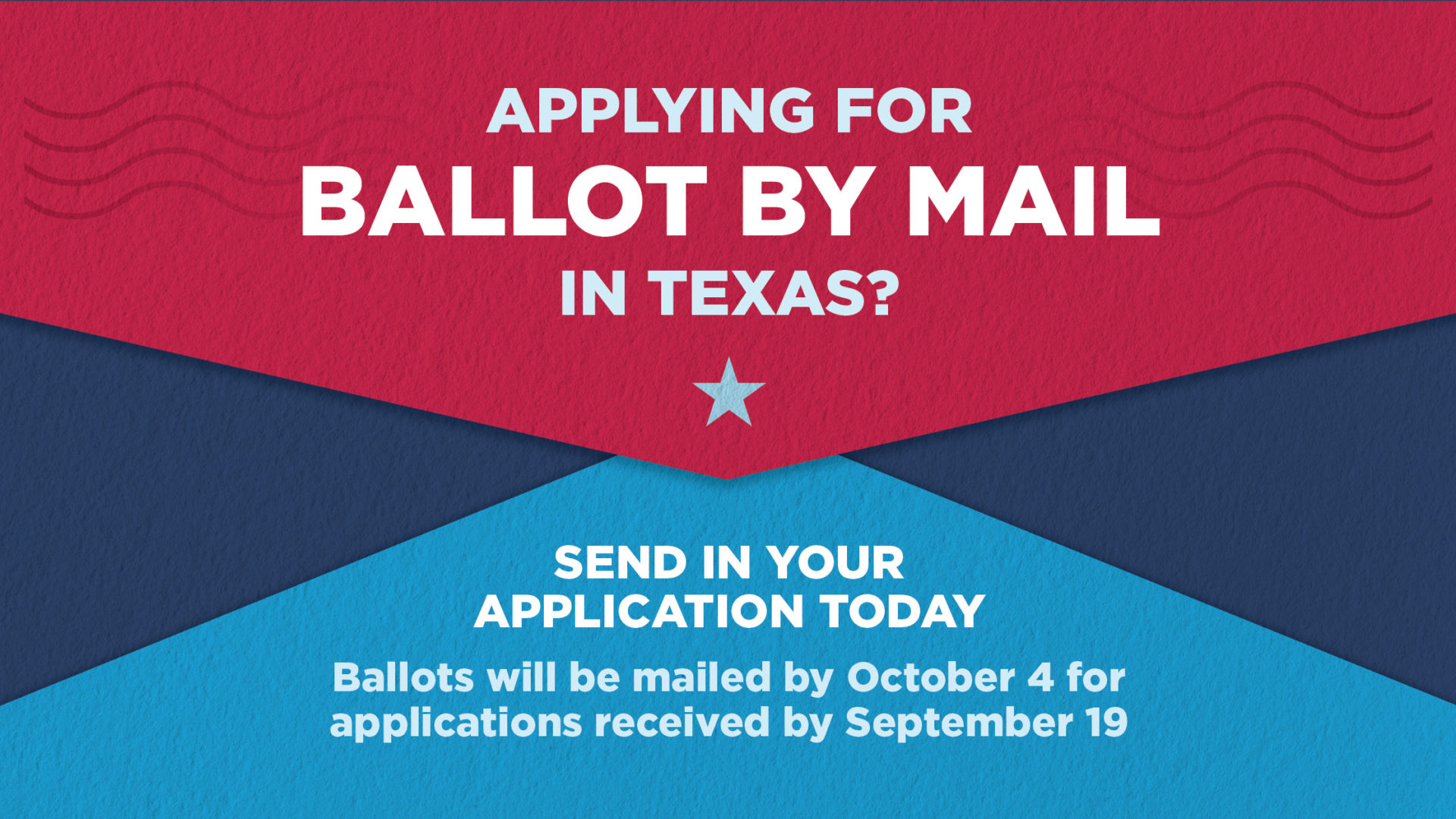 So, you're thinking about voting by mail?